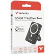 Verbatim Charge 'n' Go Wireless / USB-C 10000mAh Power Bank with Stand, fekete