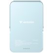 Verbatim Charge 'n' Go Wireless / USB-C 10000mAh Power Bank with Stand, kék