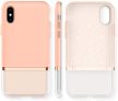 Spigen La Manon Jupe iPhone Xs Max hátlap, tok, világos rózsaszín