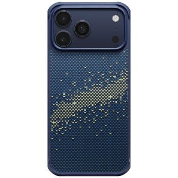   PITAKA StarPeak Aramid ProGuard MagSafe iPhone 17 Pro tok, milky way galaxy