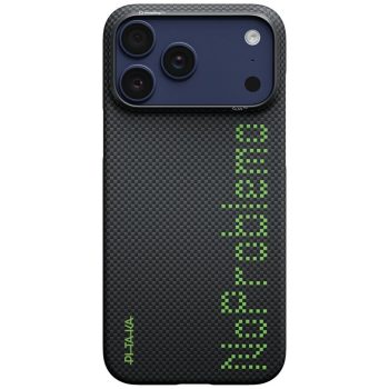   PITAKA Aries Ultra-Slim No problemo MagSafe iPhone 17 Pro tok, fekete