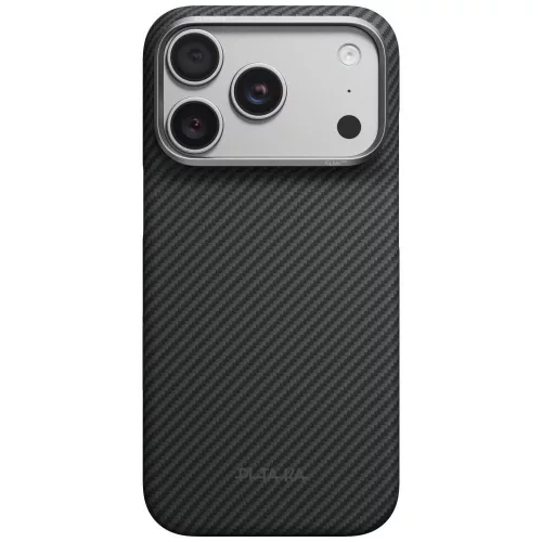 Pitaka Edge iPhone 18 Pro / 17 Pro tok, fekete-szürke