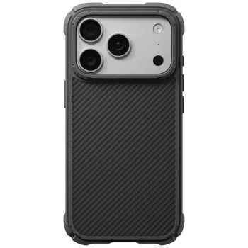 Pitaka Cairn iPhone 18 Pro / 17 Pro tok, fekete-szürke