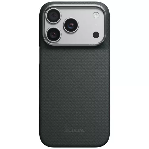 Pitaka Edge Argyle MagSafe Basalt Black iPhone 18 Pro / 17 Pro tok, sötétszürke-fekete