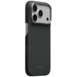 Pitaka Edge Argyle MagSafe Basalt Black iPhone 18 Pro / 17 Pro tok, sötétszürke-fekete