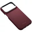 Pitaka Edge Argyle MagSafe iPhone 18 Pro / 17 Pro tok, bordó