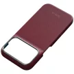 Pitaka Edge Argyle MagSafe iPhone 18 Pro / 17 Pro tok, bordó