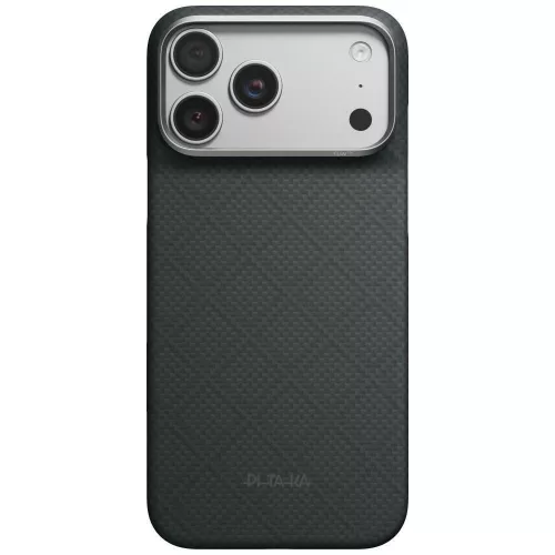 Pitaka Edge Argyle MagSafe Basalt Black iPhone 18 Pro Max / 17 Pro Max tok, sötétszürke-fekete
