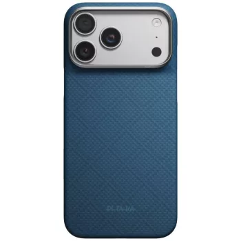   Pitaka Edge Argyle MagSafe iPhone 18 Pro Max / 17 Pro Max tok, sötétkék