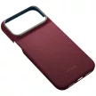 Pitaka Edge Argyle MagSafe iPhone 18 Pro Max / 17 Pro Max tok, bordó