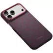 Pitaka Edge Argyle MagSafe iPhone 18 Pro Max / 17 Pro Max tok, kék-piros