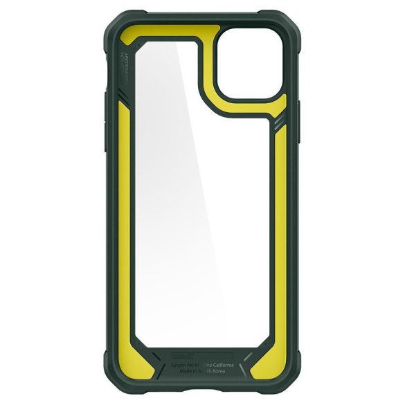 Spigen Gauntlet iPhone 11 Pro Max hátlap, tok, sötétzöld