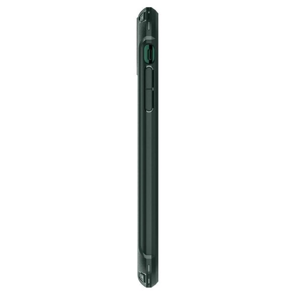 Spigen Gauntlet iPhone 11 Pro Max hátlap, tok, sötétzöld