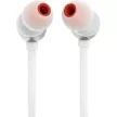 JBL Tune 310C, vezetékes fülhallgató, fehér