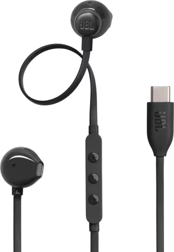 JBL 305C, vezetékes fülhallgató, fekete