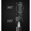 Tech-Protect L01S Bluetooth selfie stick, szelfi bot, háromlábú kitámasztó funkcióval, távirányítóval, fekete