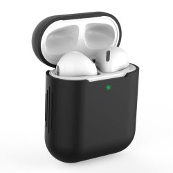 Tech-Protect Icon Apple Airpods szilikon tok, fekete