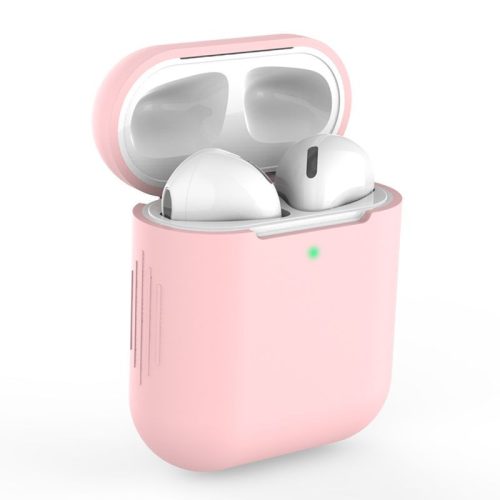 Tech-Protect Icon Apple Airpods 1/2 szilikon tok, rózsaszín