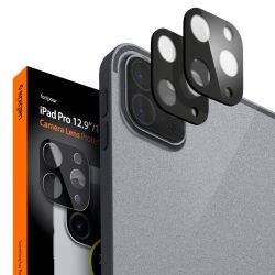   Spigen Glass 2db iPad Pro 11" (2020/2021)/12.9" (2020) kameravédő üvegfólia (tempered glass), fekete