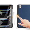 Dux Ducis Domo Flip Smart sleep case Xiaomi Pad 6/6Pro oldalra nyíló tok, sötétkék
