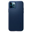 Spigen Thin Fit iPhone 12/12 Pro ultravékony hátlap, tok sötétkék