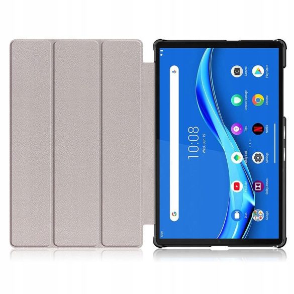 Tech-Protect Smartcase Lenovo Tab M10 10.1 (2020) TB-X306 oldalra nyíló okos tok, rozé arany