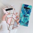 Tech-Protect Marble Samsung Galaxy A12 hátlap, tok, márvány mintás, rózsaszín