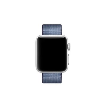   Apple eredeti Apple Watch MPW82ZM/A 42/44/45mm Woven Nylon band óraszíj, sötétkék