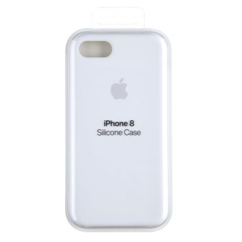 Apple gyári iPhone 7/8/SE2020 szilikon hátlap, tok, fehér