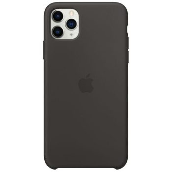 Apple MX002ZE/A iPhone 11 Pro Max, szilikon tok, fekete