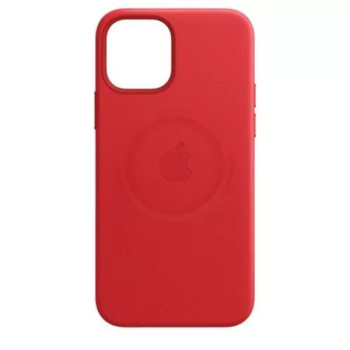 Apple MHKJ3ZM/A iPhone 12 Pro Max MagSafe Leather Case bőr tok, piros