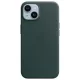 Apple MPP53FE/A iPhone 14 6.1" MagSafe Leather Case tok, zöld