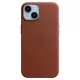 Apple MPP73ZM/A iPhone 14 6.1" Leather Case MagSafe, umbra