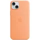 Apple MT173ZM/A iPhone 15 Plus / 14 Plus 6.7" MagSafe orange sorbet Silicone Case tok, narancssárga