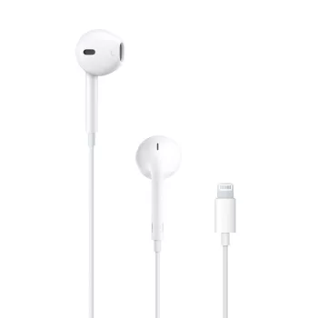   Apple EarPods earphones Lightning tip iPhone, vezetékes fülhallgató, fehér
