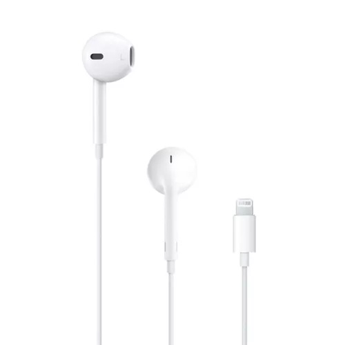 Apple EarPods earphones Lightning tip iPhone, vezetékes fülhallgató, fehér