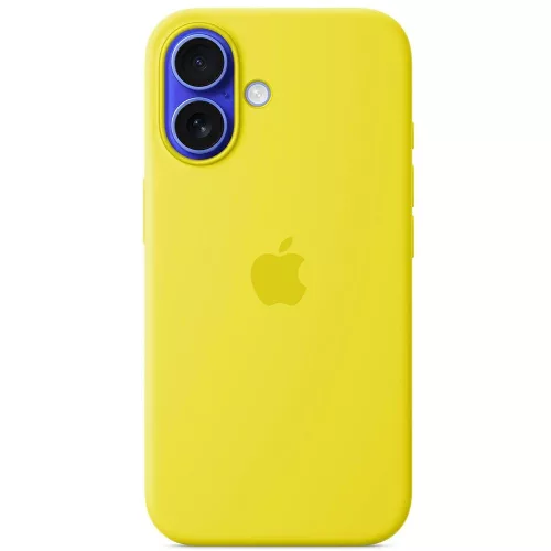 Apple MYY73ZM/A iPhone 16 6.1" MagSafe Silicone tok, sárga