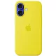 Apple MYY73ZM/A iPhone 16 6.1" MagSafe Silicone tok, sárga