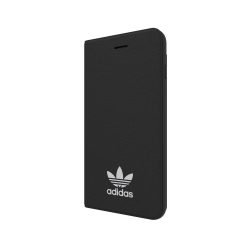   Adidas Original New Basics Booklet iPhone 6 Plus/7 Plus /8 Plus oldalra nyíló tok, fekete