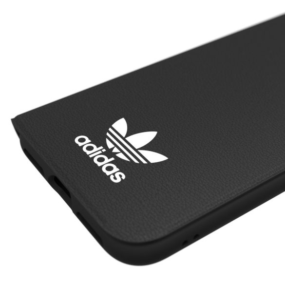 Adidas Original New Basics Booklet iPhone X/Xs oldalra nyíló tok, fekete