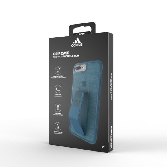 Adidas Performance Grip Case iPhone 6 Plus/7 Plus/8 Plus hátlap, tok, kék