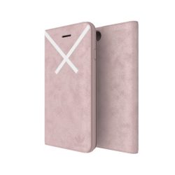   Adidas Originals XBYO Booklet iPhone 6 Plus/7 Plus/8 Plus oldalra nyíló tok, rózsaszín
