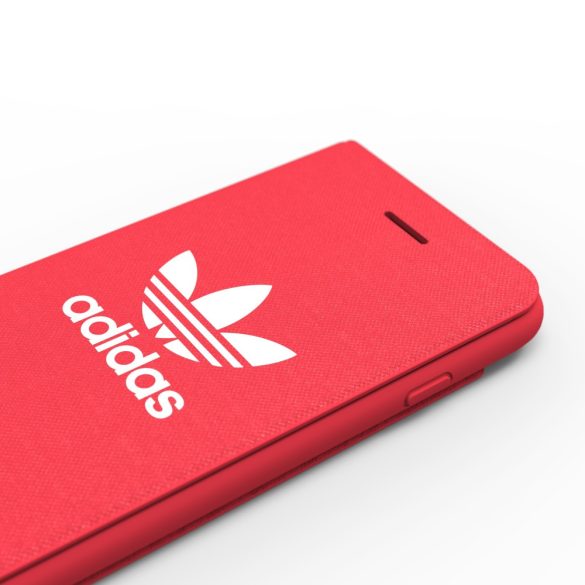 Adidas Original Adicolor Booklet iPhone 6/7/8 oldalra nyíló tok, piros