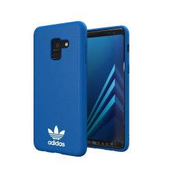   Adidas Originals New Basics Samsung Galaxy A8 Plus (2018) hátlap, tok, kék-fehér