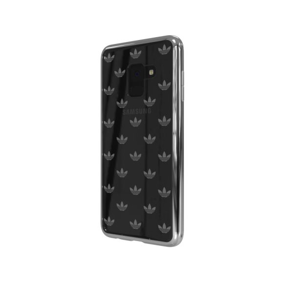 Adidas Original Clear Case Samsung Galaxy A8 (2018) hátlap, tok, átlátszó-mintás