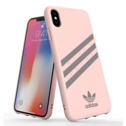   Adidas Original Gazelle iPhone Xs Max hátlap, tok, rózsaszín-ezüst