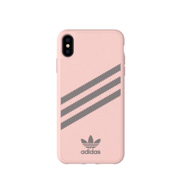 Adidas Original Gazelle iPhone Xs Max hátlap, tok, rózsaszín-ezüst
