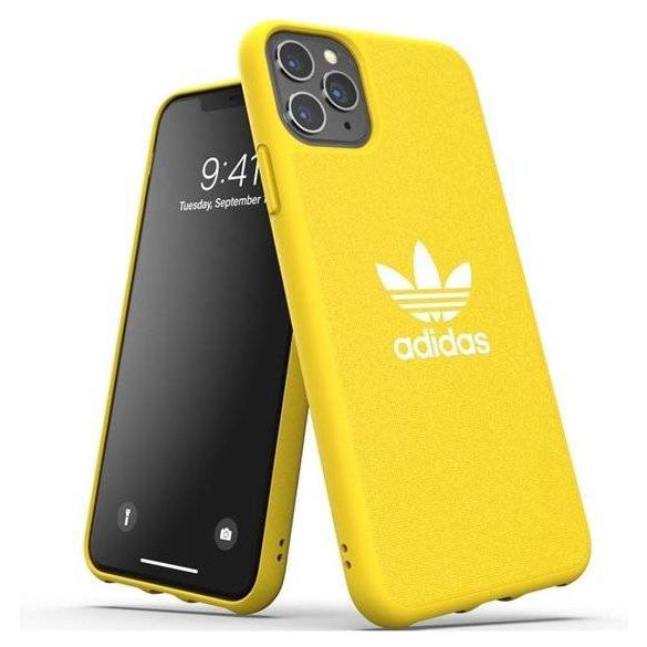 Adidas Original Moulded Case Canvas iPhone 11 Pro Max hátlap, tok, sárga