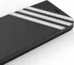 Adidas Original Booklet Case iPhone 11 Pro Max oldalra nyíló tok, fekete-fehér