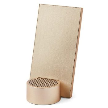   Lexon City Energy Pro 10W vezeték nélküli töltő , bluetooth hangszóróval , arany LD145D9